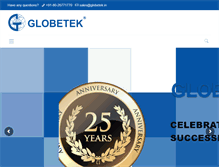 Tablet Screenshot of globetek.in