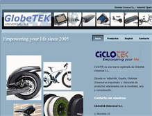 Tablet Screenshot of globetek.es